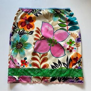 Custo Barcelona floral skirt. Vintage.
